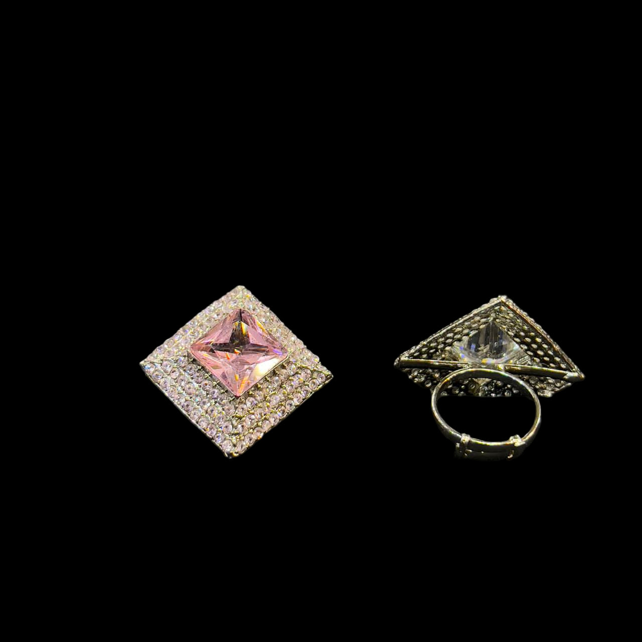 Sparkling Authentic Zircon Anti-Casting open able Rings - Perfect for Every Occasion SA jewelry pk