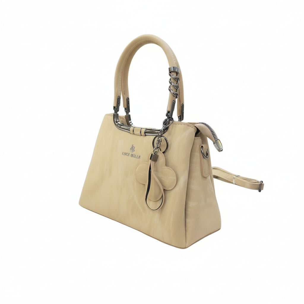 "Luxury Leather Shoulder Handbag for Women - Stylish Crossbody Purse with flower Relief Ornament"SA jewelry pk