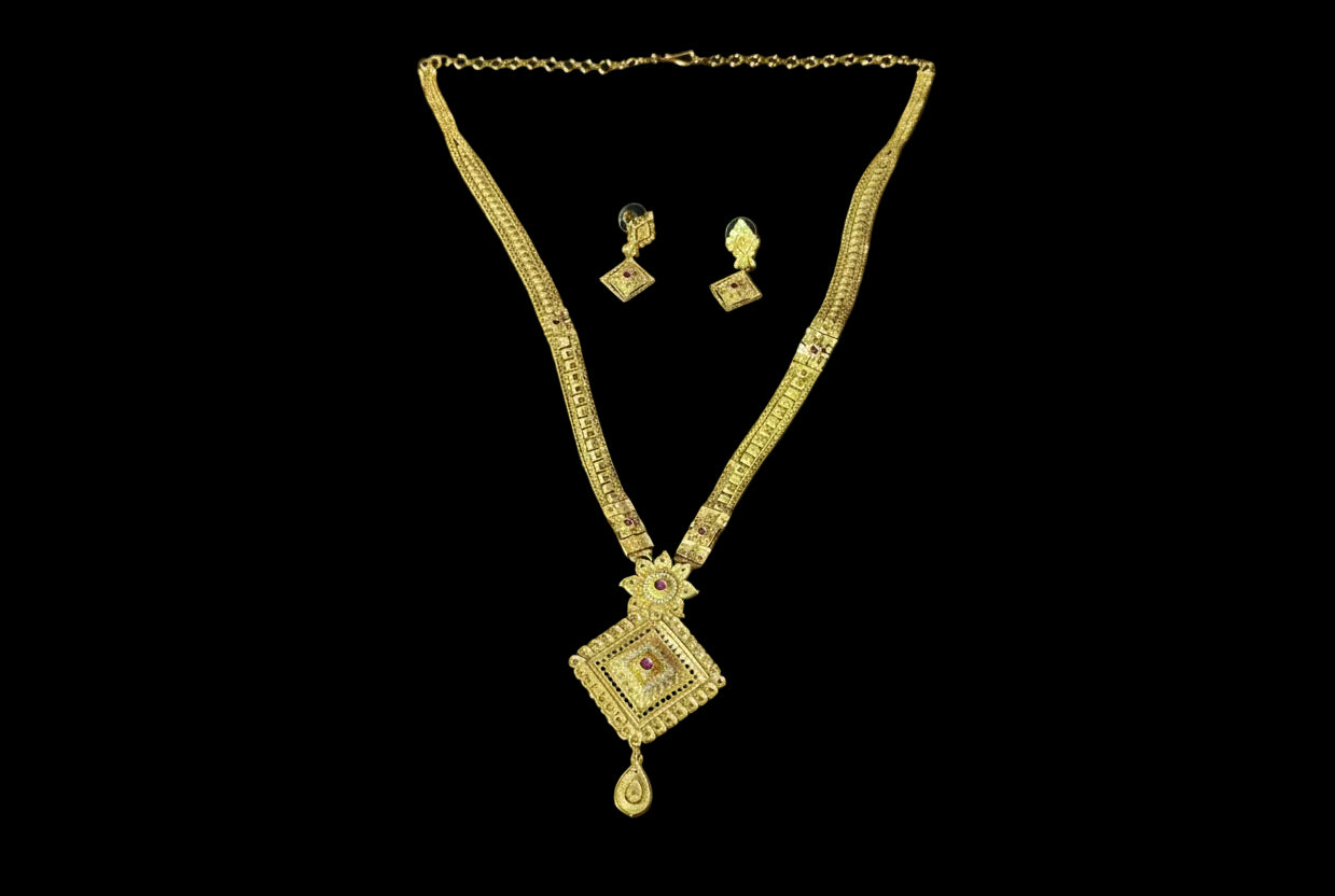 "Latest Gold Plated Bridal & Wedding Jewelry  Mala Sets SA jewelry pk"