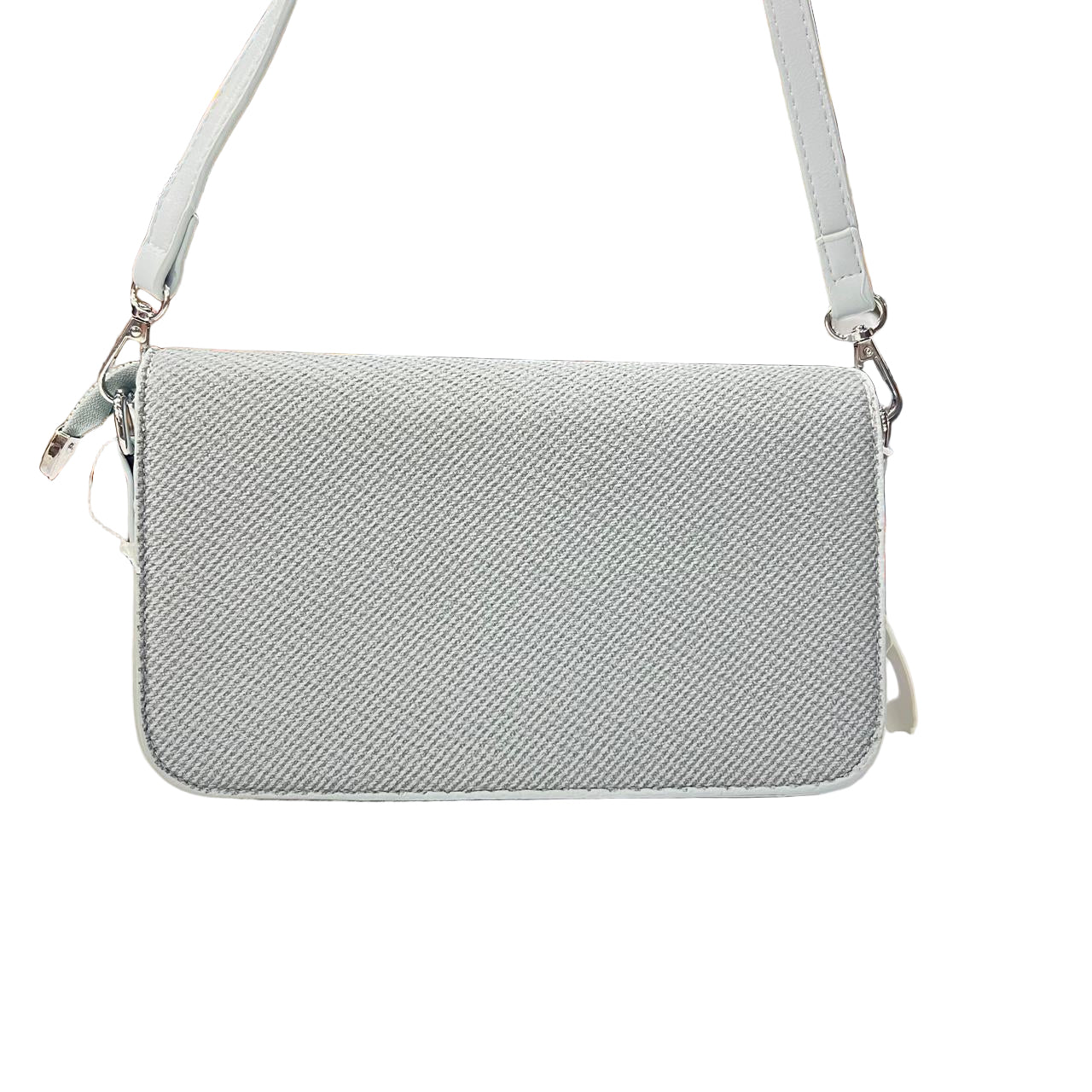 Light Blue Crossbody Bag for Women | Glitter Faux Leather Shoulder Purse with Adjustable Strap SA jewelry pk