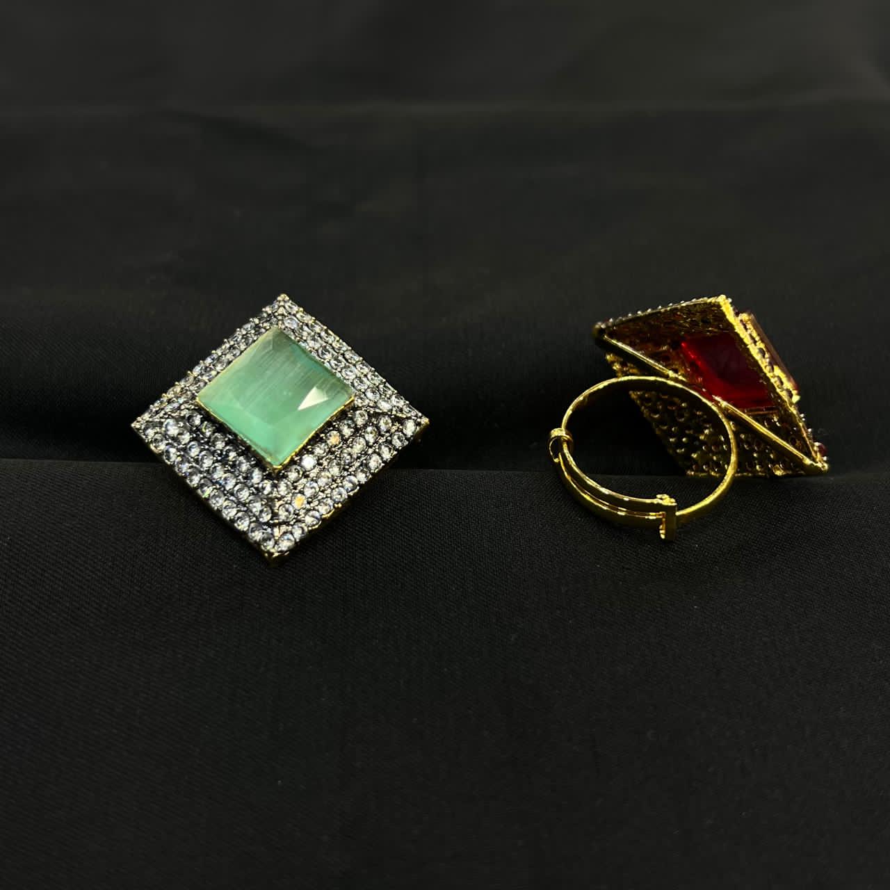 Sparkling Authentic Zircon Anti-Casting open able Rings - Perfect for Every Occasion SA jewelry pk