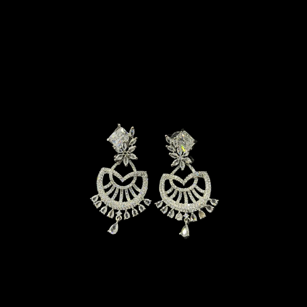 Dazzling 1 Carat Zircon Stud Earrings - Premium Anti-Tarnish & Hypoallergenic SA jewelry pk