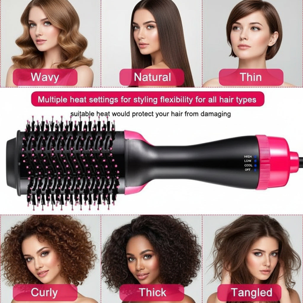 SA jewellery 3 in 1 hair dryer brush
One step hair dryer and volumizer
Hot air brush
Hair dryer brush professional
Blow dryer brush