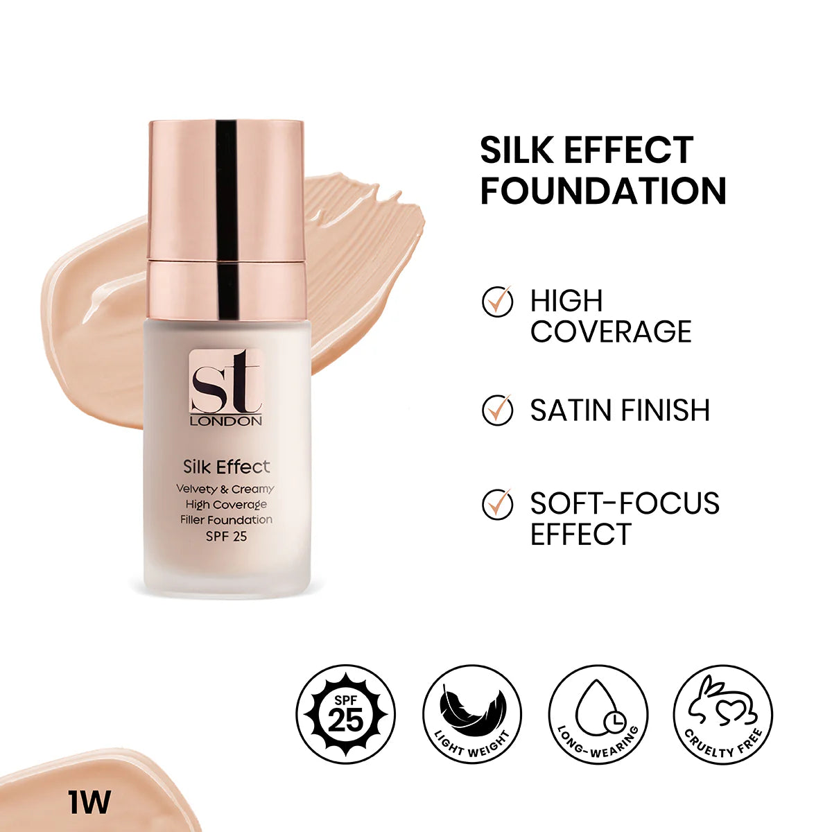ST LONDON SILK EFFECT FOUNDATION