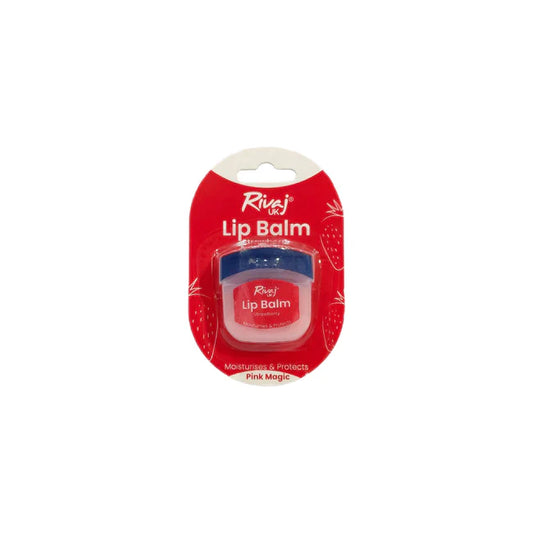 Rivaj Strawberry Jar Lip Balm (Pink Magic) 8 GM