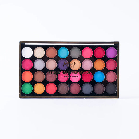 RIVAJ STUNNING EYESHADOW 32 COLOR PALETTE